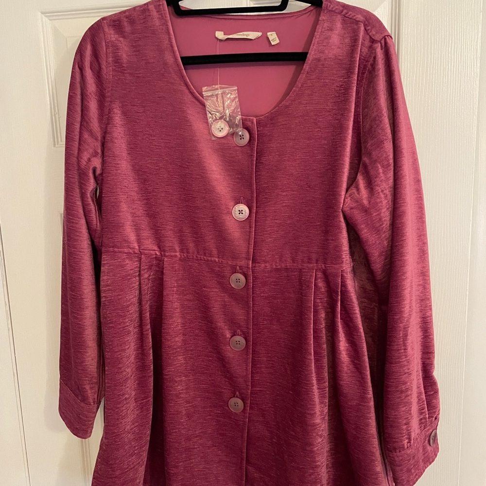 Soft Surroundings Fuscia Berry Fiona Tunic-NWT